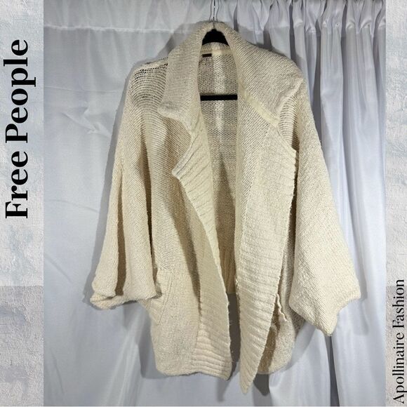 FREE PEOPLE CLOUD CONTROL CARDI IN IVORY SP - Picture 5 of 6